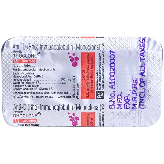 rhoclone 300mcg injection
